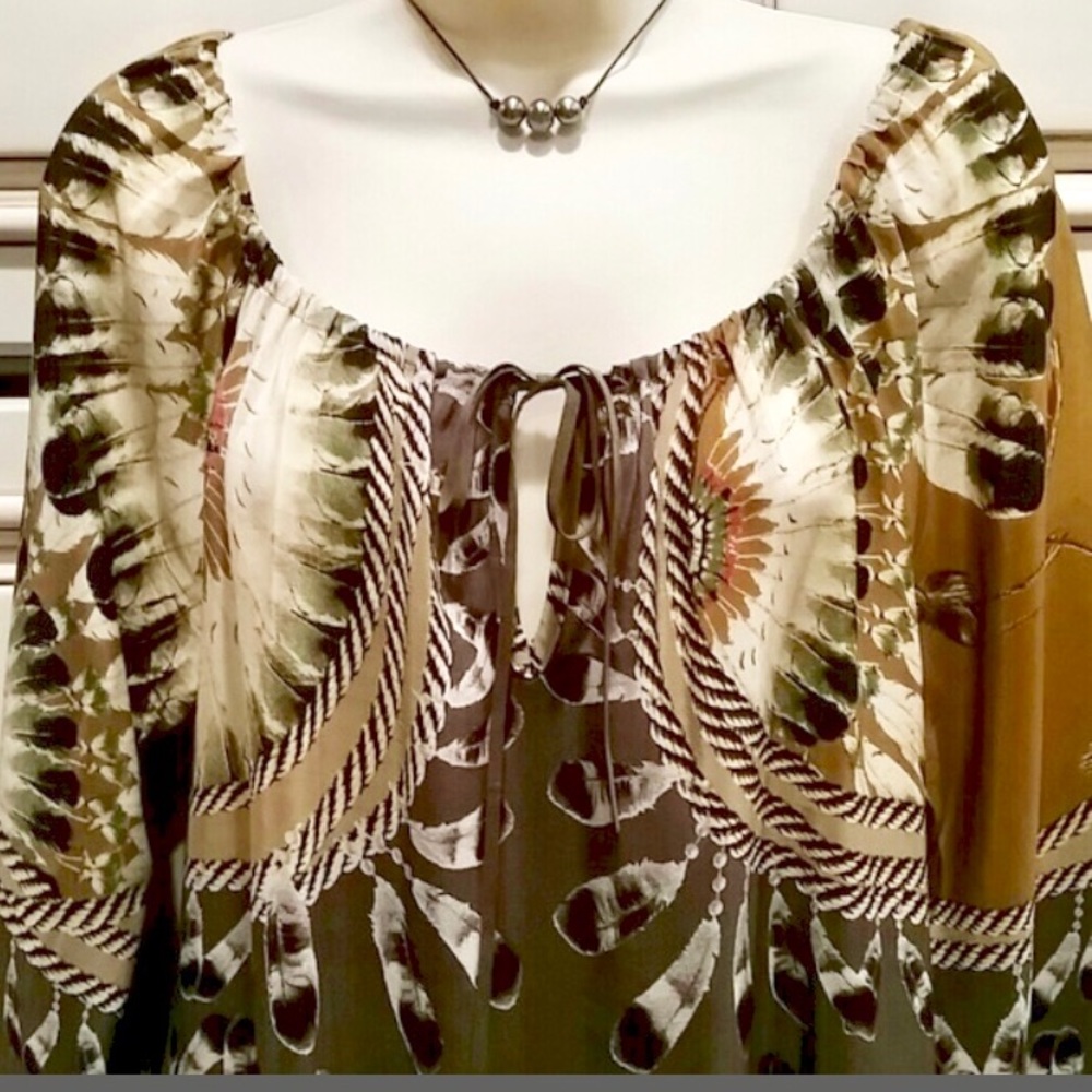 NWT!  Gorgeous 100% Silk top by Fifteen~Twenty